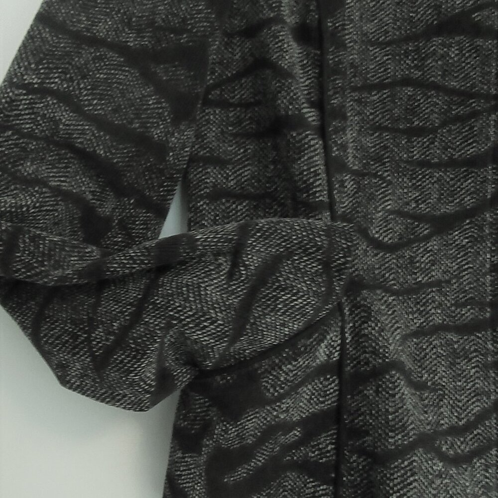 SIMON CHANG Velour Jacket with Zipper Front and Pockets